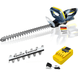 12A FANZTOOL Akku-Heckenschere (20V, 2Ah Akku, 510mm Schnittlänge, 16mm Zahnabstand, 2,4kg, inkl. Akku und Ladegerät)
