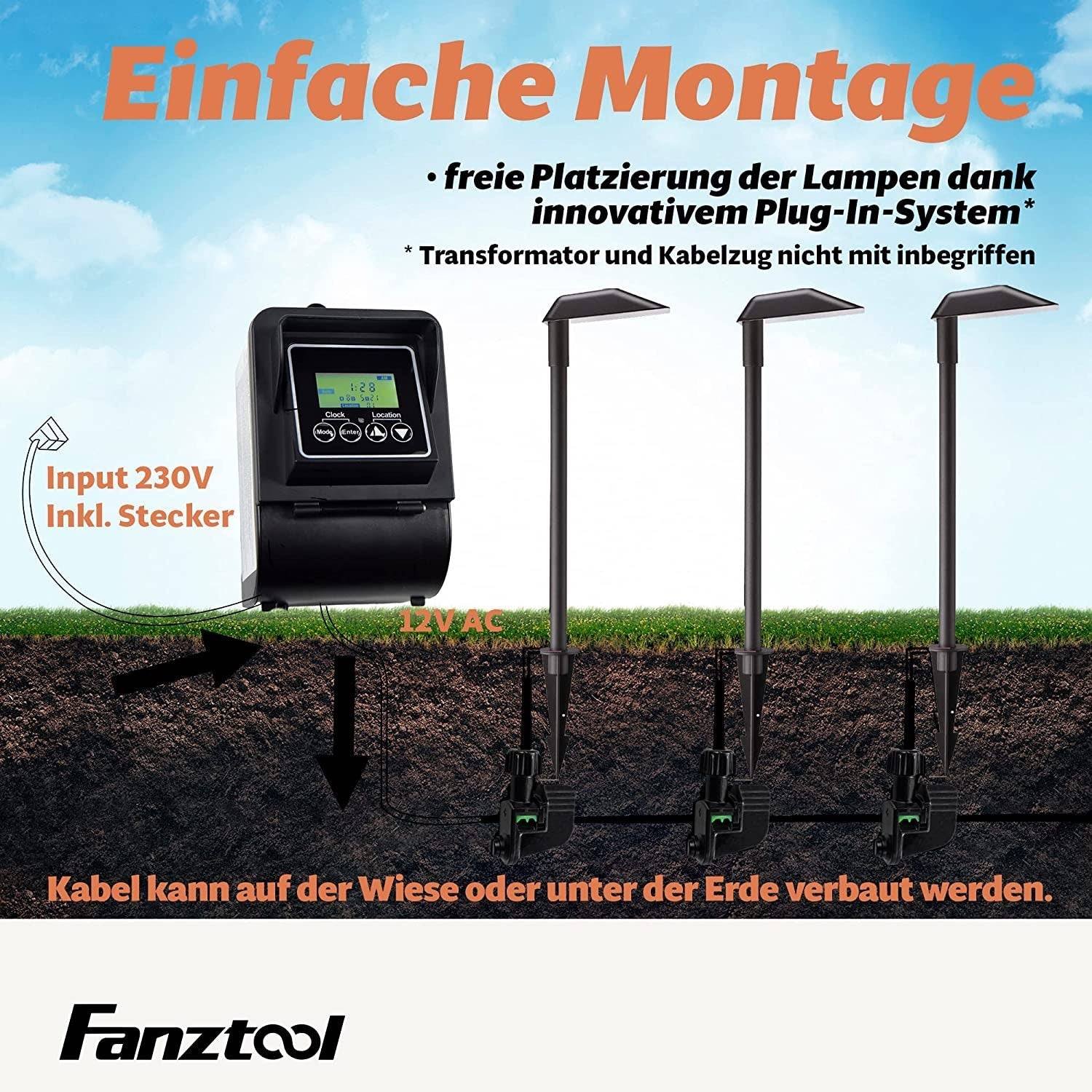 FANZTOOL Niederspannung Lampe Set – Bild 4