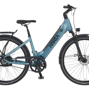 Hansa by Prophete – E-City E-Bike 28" | donnerblau metallic | Wave-Rahmen | RH 43 cm