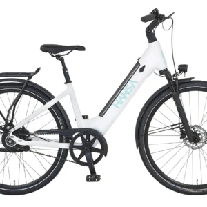 Hansa by Prophete – E-City E-Bike 28" | cloud white matt | Wave-Rahmen | RH 43 cm