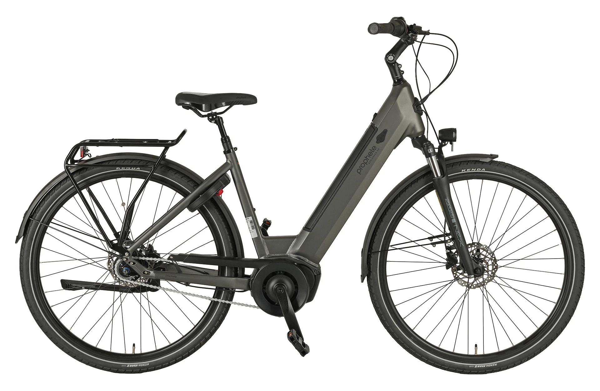 Geniesser 3.0 – E-City E-Bike 28" | shadow gray metallic matt | Wave-Rahmen | RH 48 cm