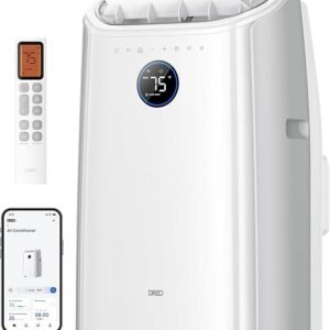 DREO Mobiles Klimagerät 12000 BTU – 3-in-1 Klimaanlage mit Kühl-, Ventilator- und Entfeuchtungsfunktion