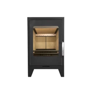 Holzofen OSCAR 4 aus Stahl und Gusseisen 4.8 kW luftdicht EcoDesign