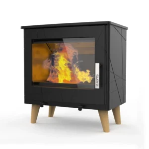 Holzofen STINA 7 aus Gusseisen 7.3 kW luftdicht EcoDesign