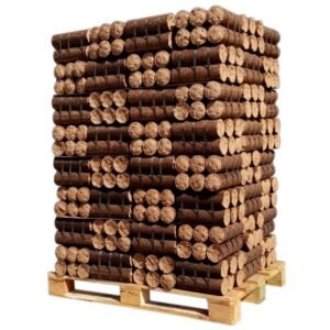 Verdichtetes Holz Nachtscheite Palette 960 kg