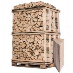 Palette Brennholz 45 cm in 3 Ster