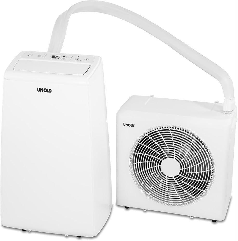 UNOLD 86340 Mobile Split-Klimaanlage 12.000 BTU – 3,5 kW, Heizen & Kühlen