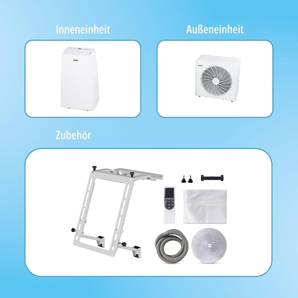 UNOLD 86340 Mobile Split-Klimaanlage 12.000 BTU – 3,5 kW, Heizen & Kühlen – Bild 5