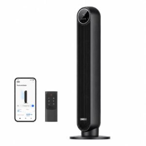 DREO 307S Smart Turmventilator – 8 Geschwindigkeiten, App-Steuerung & 90° Oszillation